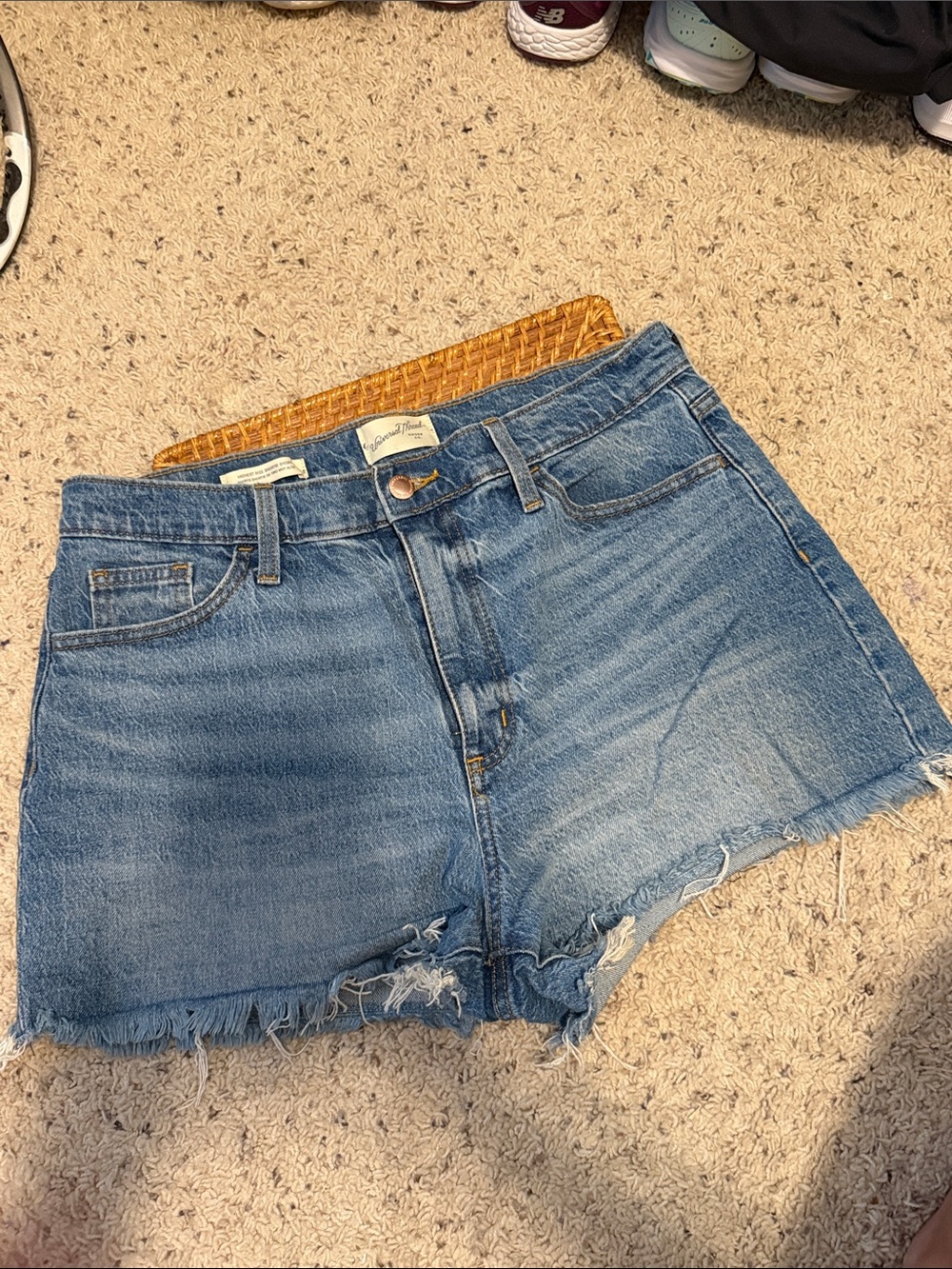 Universal Thread Blue Distressed Denim Jean Shorts